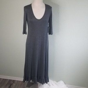 NWT JOSEPH WALKER Gray Long Dress Medium